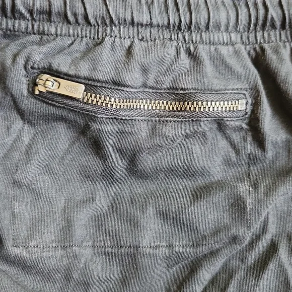 New Free People Hot Shot Slim Skirt Black L FP Movement Midi Mini Washed Gray - Picture 11 of 15